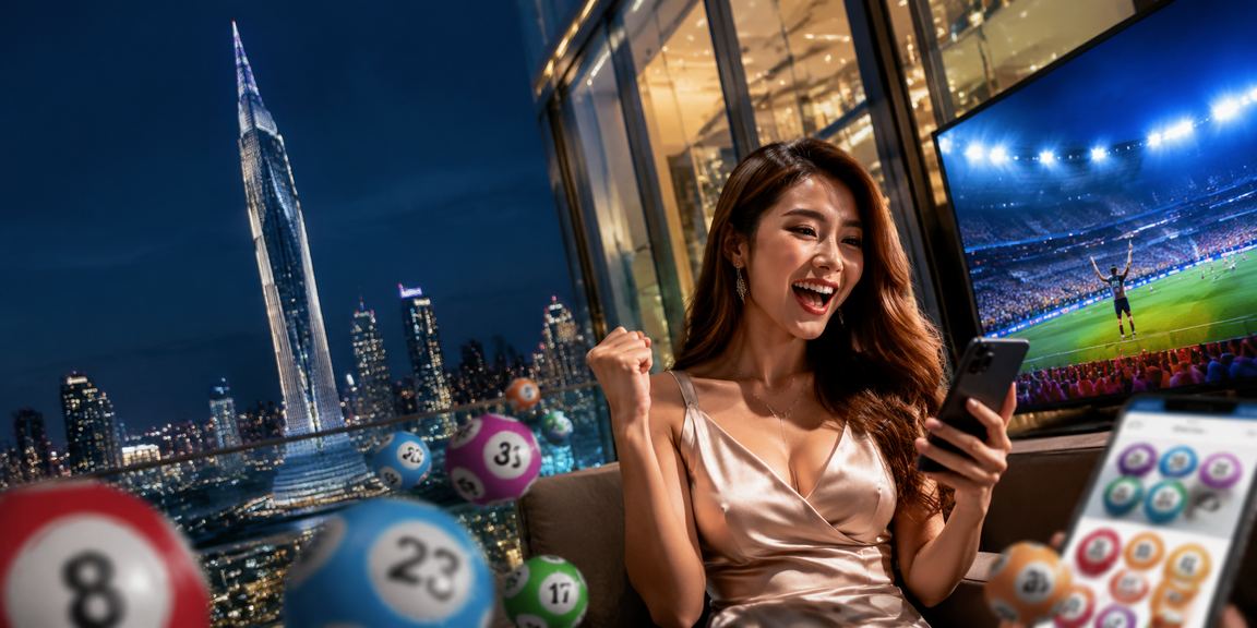 Pemain menikmati permainan nombor dan loteri secara dalam talian